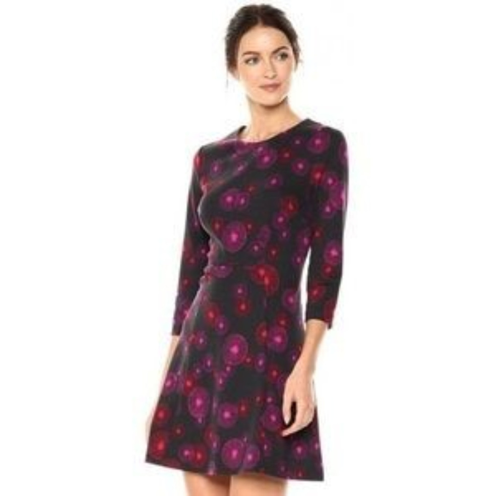 Trina Turk Size XS Long Sleeve Mini Dress